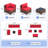 Dinyu Wicker 8 - Person Modular Patio Conversation Sets with Cushions-1935896383