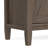 Ela SOLID WOOD 32W Storage Cabinet With Doors Set Of 2 In Smoky Brown