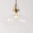 Murnie 1 - Light Brass Gold Schoolhouse Pendant