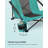 Set Of 2 Portable Beach Chairs For Adults, Max. Load 330 Lb Each, High Backrest, Cup Holder, Lightweight, Heavy-Duty-1942031753