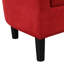66 cm Wide Modern Barrel Chair with Upholstered Ottoman-983143098