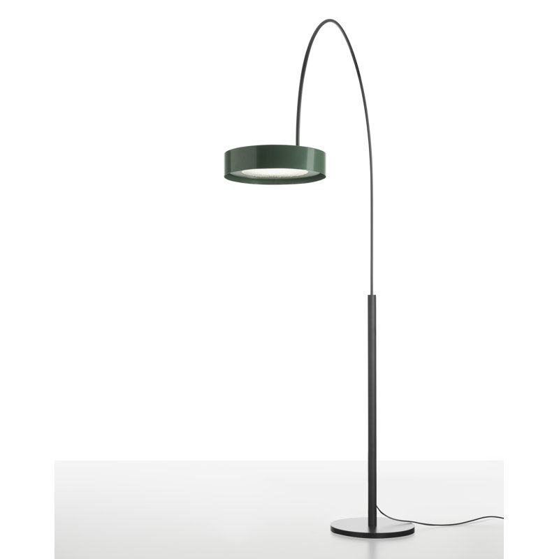 Berlin Outdoor Floor Lamp, Green/Black