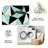 1PC Geometric Triangle Turquoise Black White Marble Glitter Gold Trim Modern Abstract area rugs for Living Room, Soft and Comfortable, Suitable for all seasons, easy-to-maintain, machine washable Indoor floor mat, Under Table Farmhouse suitable for-452354302