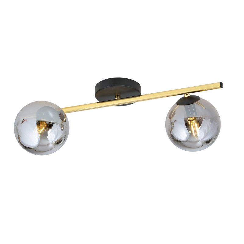 Witman 2 - Light Dome Chandelier, Black, Grey
