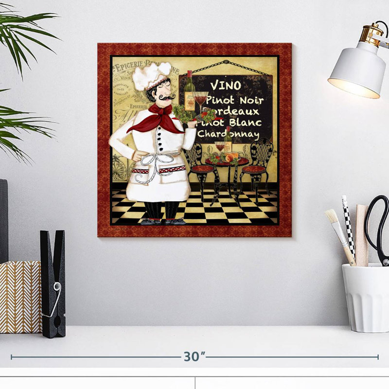 Chef bistro Yarlin, H 16 po x l 16 po