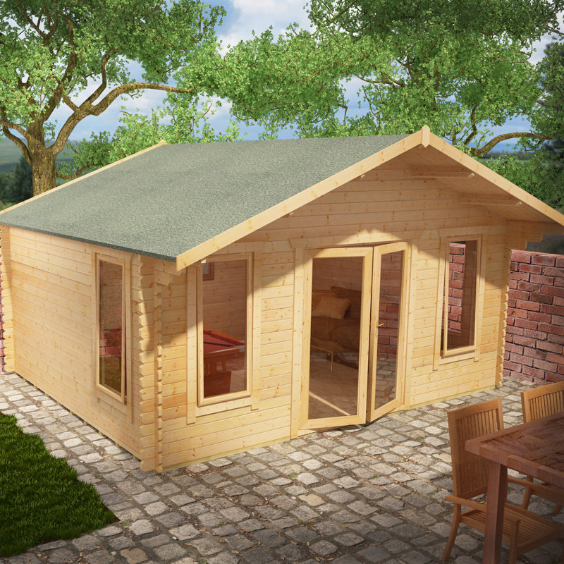 The Shere Tongue & Groove Log Cabin 10x16w