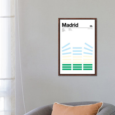 Madrid by Nick Barclay - Print on Canvas