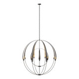Cirque Double 12 - Light Sphere Globe Chandelier