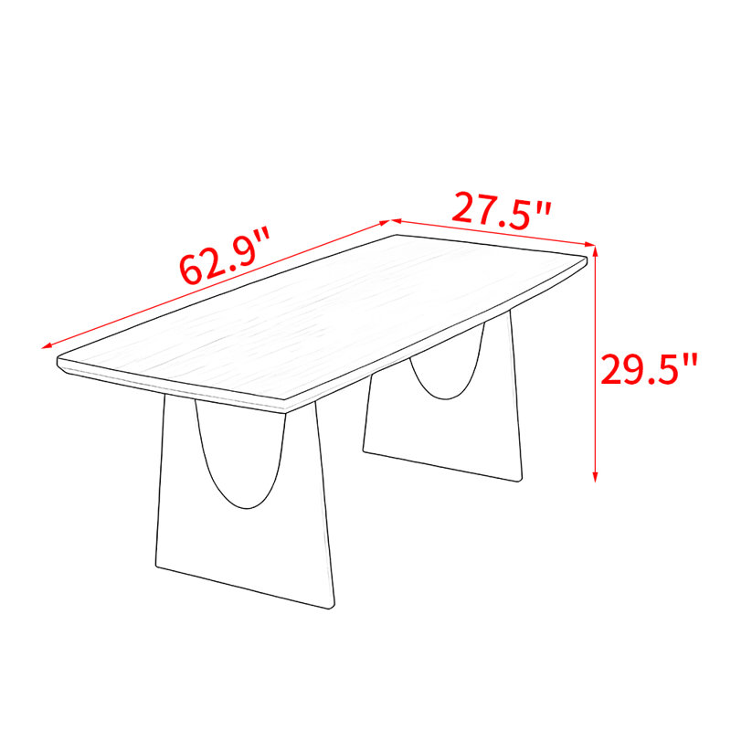 Diontay, 29.5"H x 62.9"L x 27.5"W