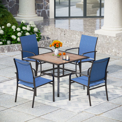 Salem Square 4 - Person 37" Long Dining Set