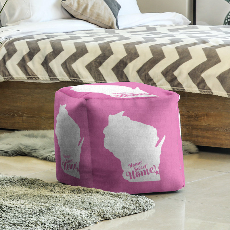 Repose-pieds à cubes milwaukee the home, Rose