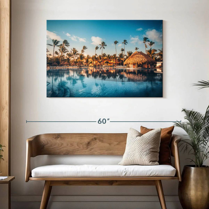 Alvord Summer At Beach Resort, H 30 po x l 45 po