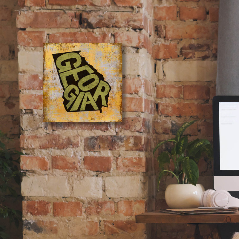 «Georgia» par Art Licensing Studio, art mural sur toile