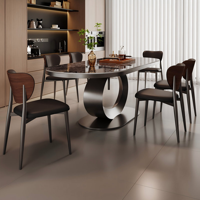 Table de salle à manger Sintered Stone, H 29,5 po x L 70,87 po x l 31,5 po