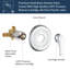 Wall Mounted Volume Control Complete Shower System-117215699