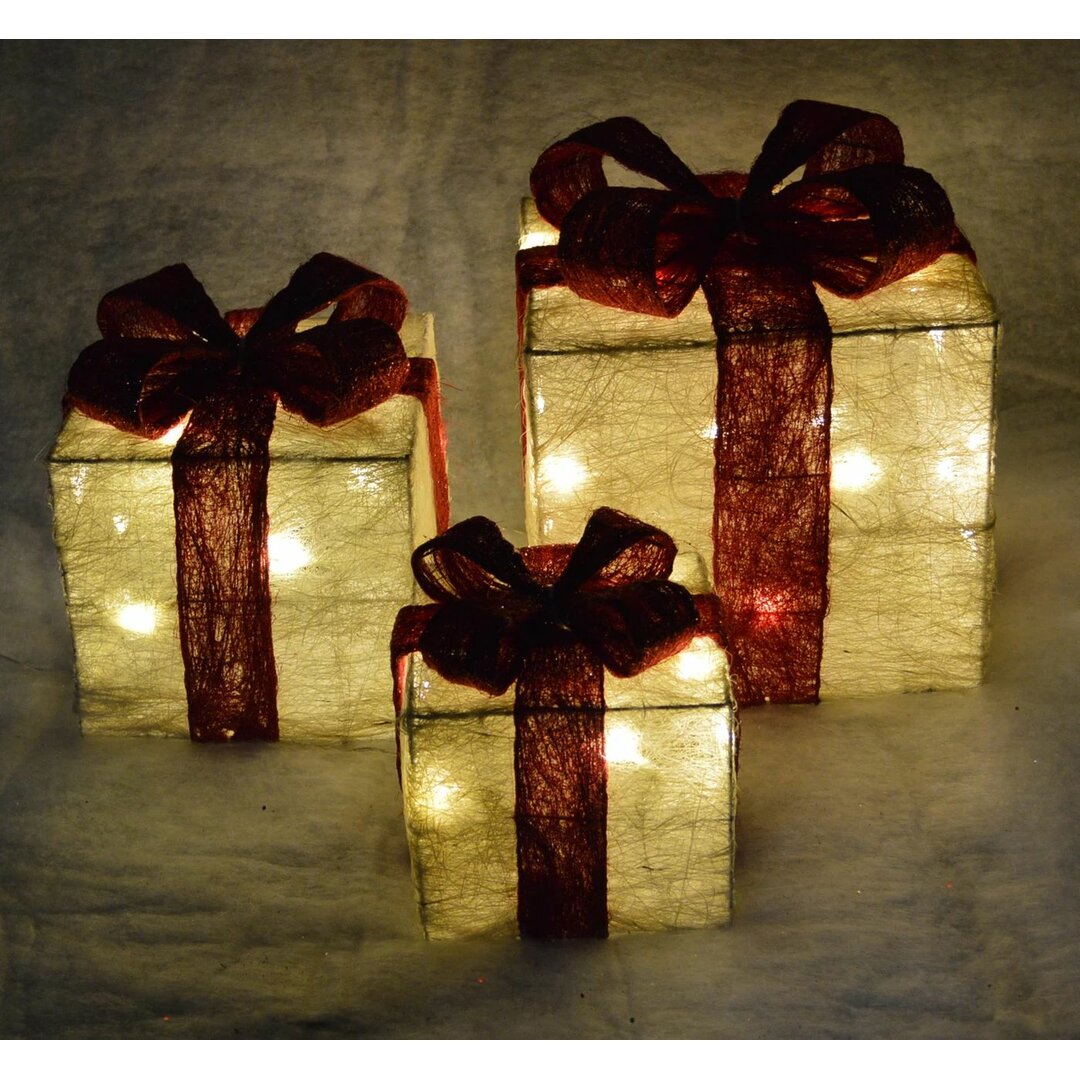 3-tlg. LED-Geschenke-Set