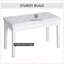 Banc de piano Duet avec coussin en similicuir et structure en bois, capitonné pour plus de confort et de style-129894937-129894938-129894940