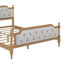 Structure de lit de style traditionnel avec tête de lit tapissier capitonnée-1874800079-1874800065