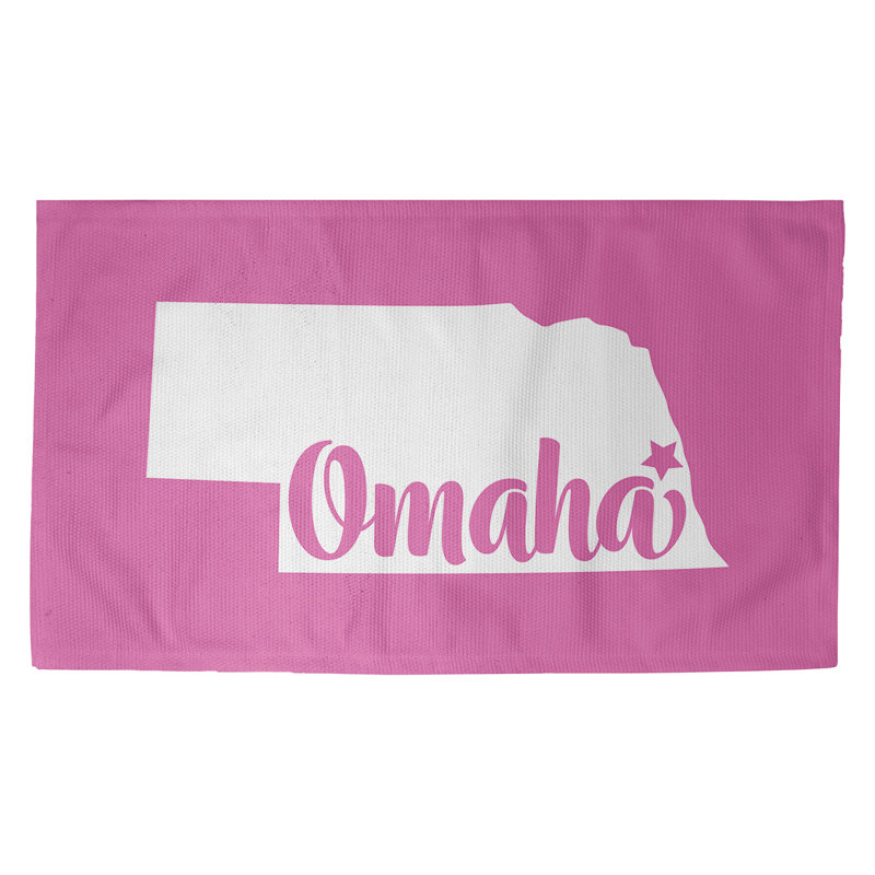 Tapis de zone rose omaha nebraska, Rectangle 5 pi x 7 pi