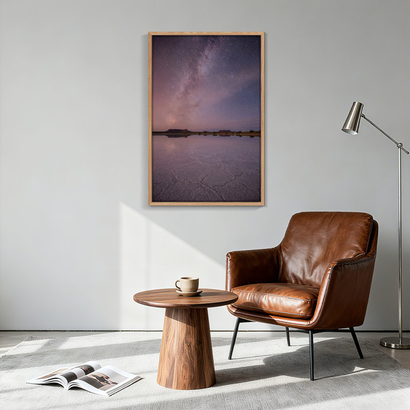 Ensemble de 1 tableau sur toile « Ciel étoilé », 48"H x 32"W, Natural