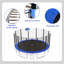 Trampoline ovale pliable pour tout-petits de 16 pi avec guidon Ceballos-88684488