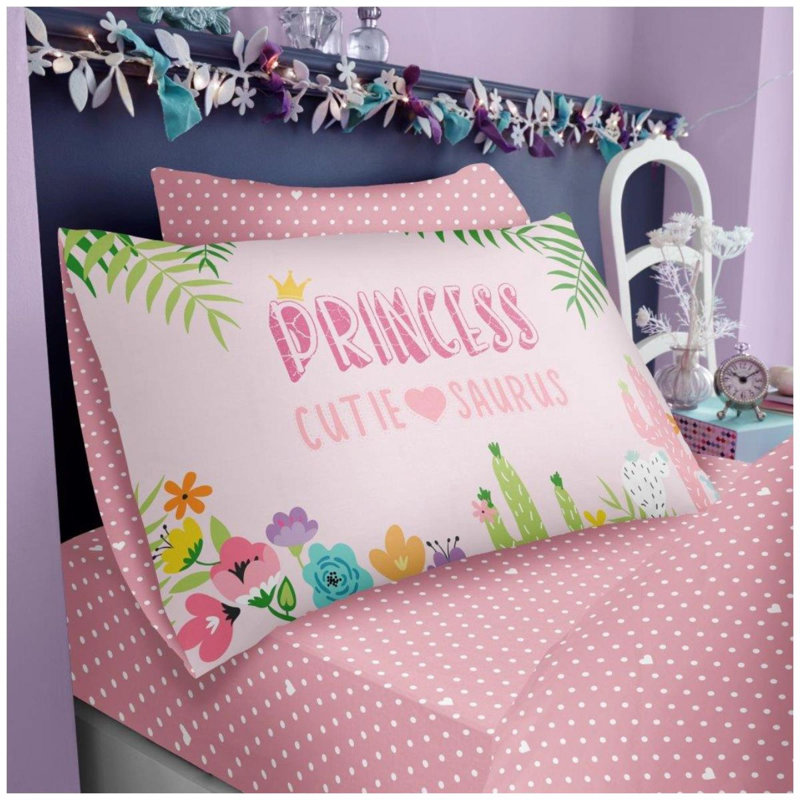  Cotton Blend Fitted Sheet, European Double (140 x 200cm)