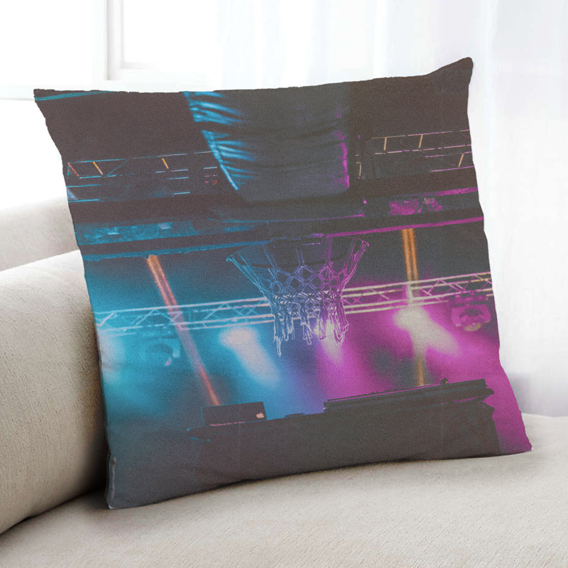 Coussin Sports Basketball 5, Microsuède