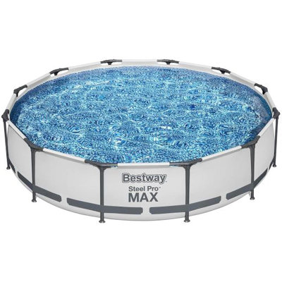 DuraPlus 3-Layer Round Frame Set Pool 30'' H x W x L , with Pump Included