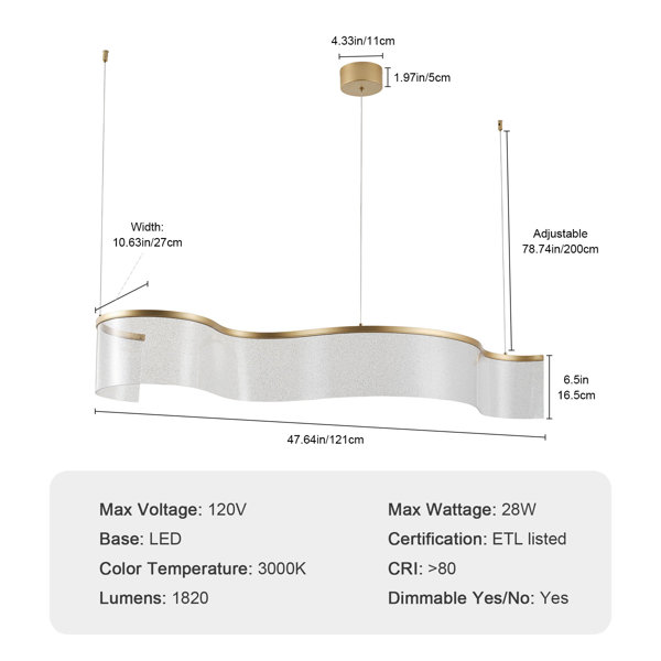 Dimensions du produit