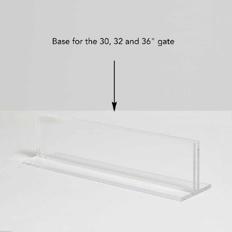 Barrière pour animaux autoportante, H 24 po x l 36 po