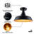 Adesewa Black Semi Flush Mount Ceiling Light-247702440