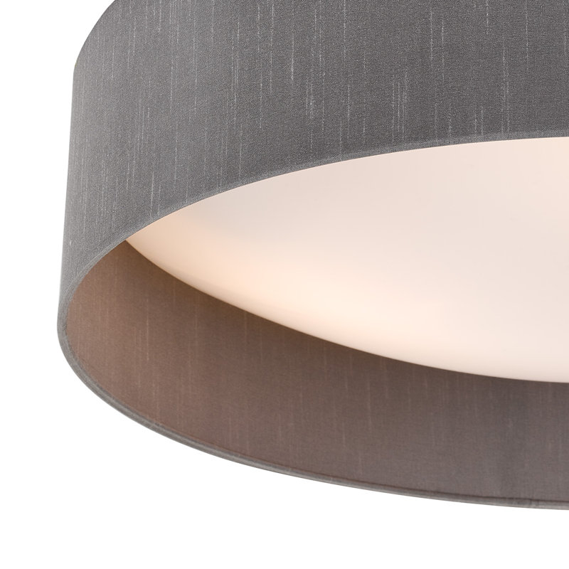 Raimey Plastic Flush Mount, Grey