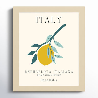 Mirando "Italy Travel Poster" Print