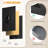 55” W Fabric Drawers Dresser With 2-tier Open Shelf, Bedroom Dresser With Power Outlet & Led Light-830735173