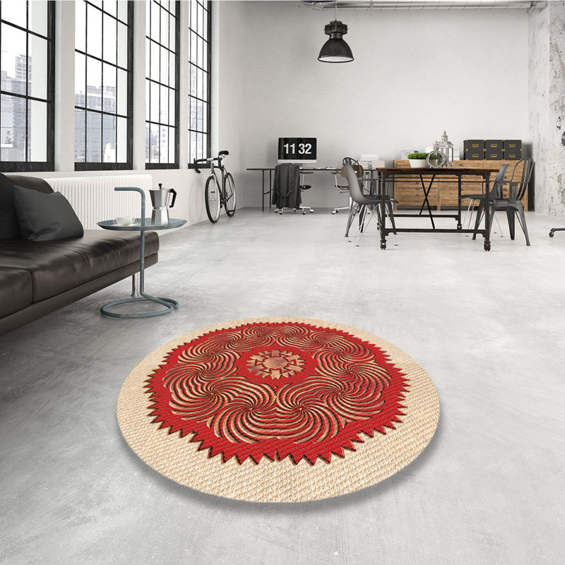 Moroccan Indoor Rug, Round 8'