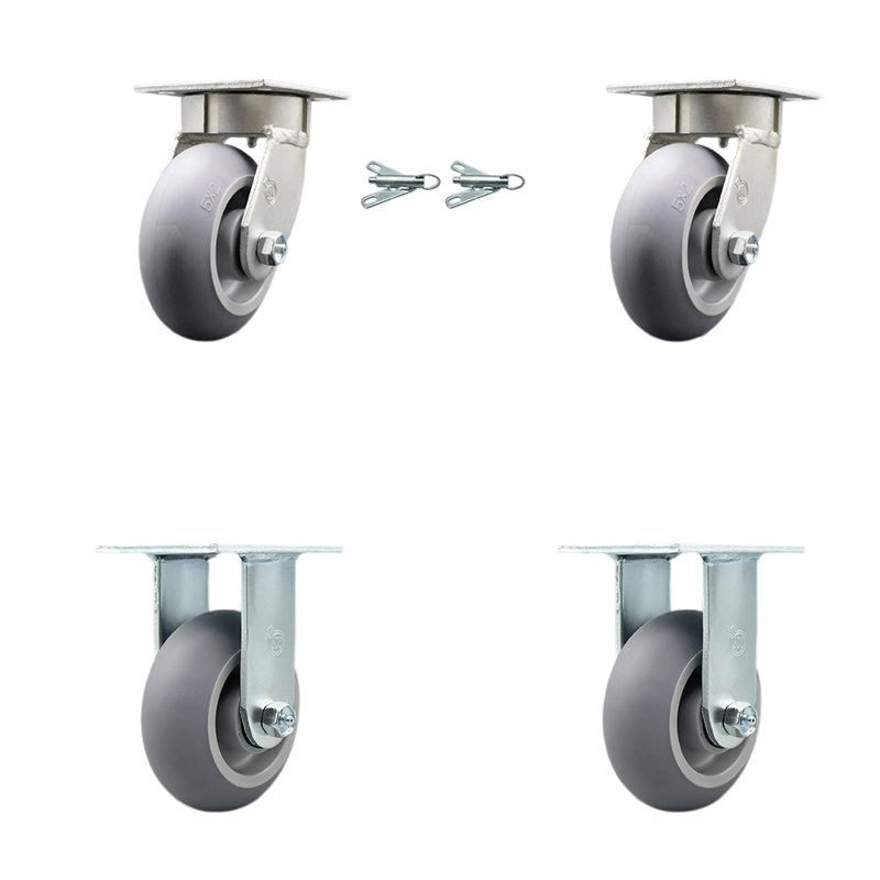 Roulettes en plastique Kingpinless