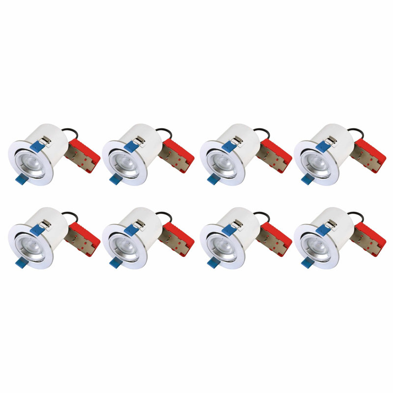 Carabooda 9.6cm Recessed Lighting Kit, Chrome