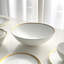 Golden Edge Bone China Serving Bowl-449829499
