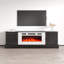 Meuble télé moderne avec foyer électrique 78,7 po Horus-1433865721