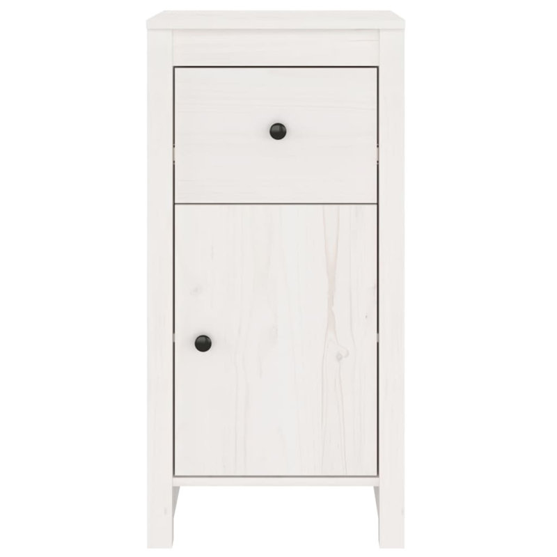 Overkamp 1 - Door Rectangle Accent Cabinet, White