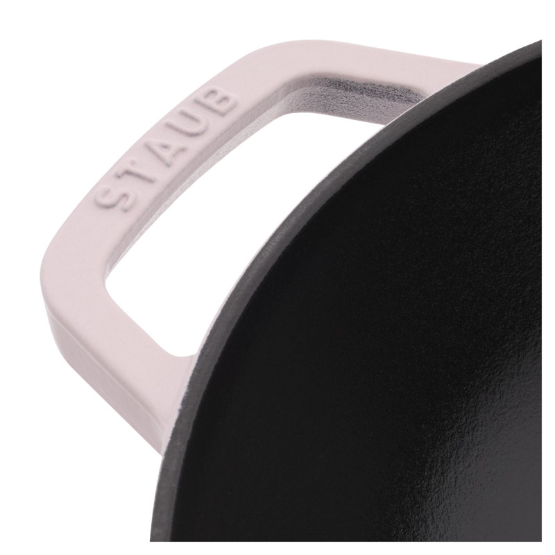 Wok en fonte avec couvercle Staub, Lilas