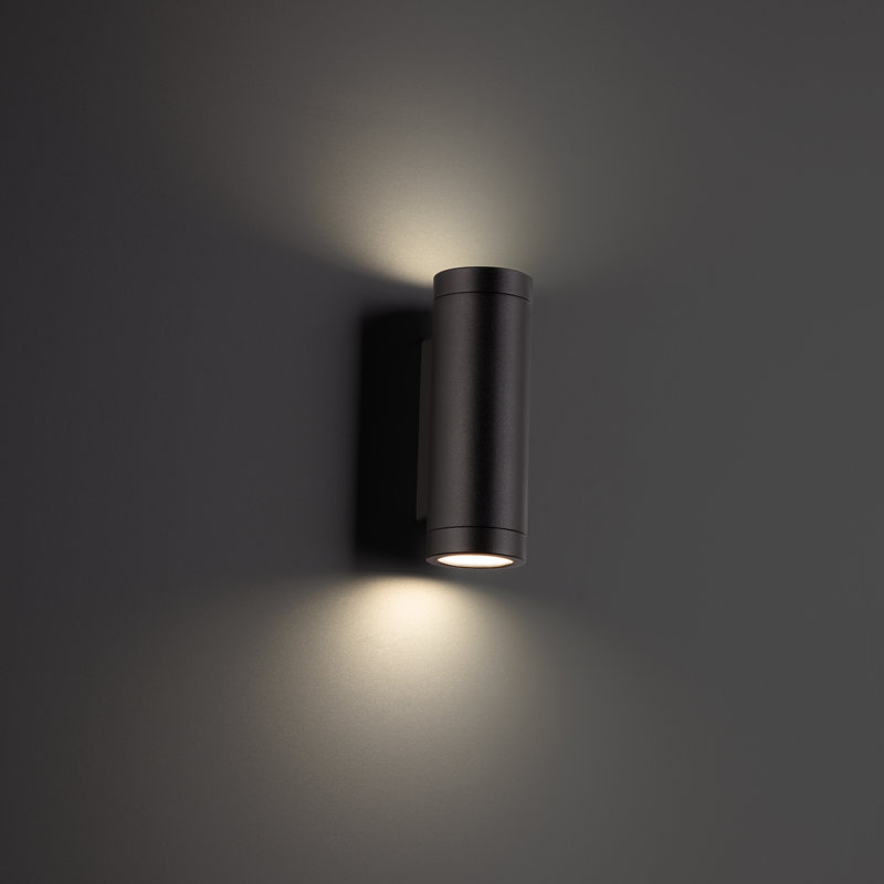WAC LED Colorscaping RGBWW Wall Cylinder, Black