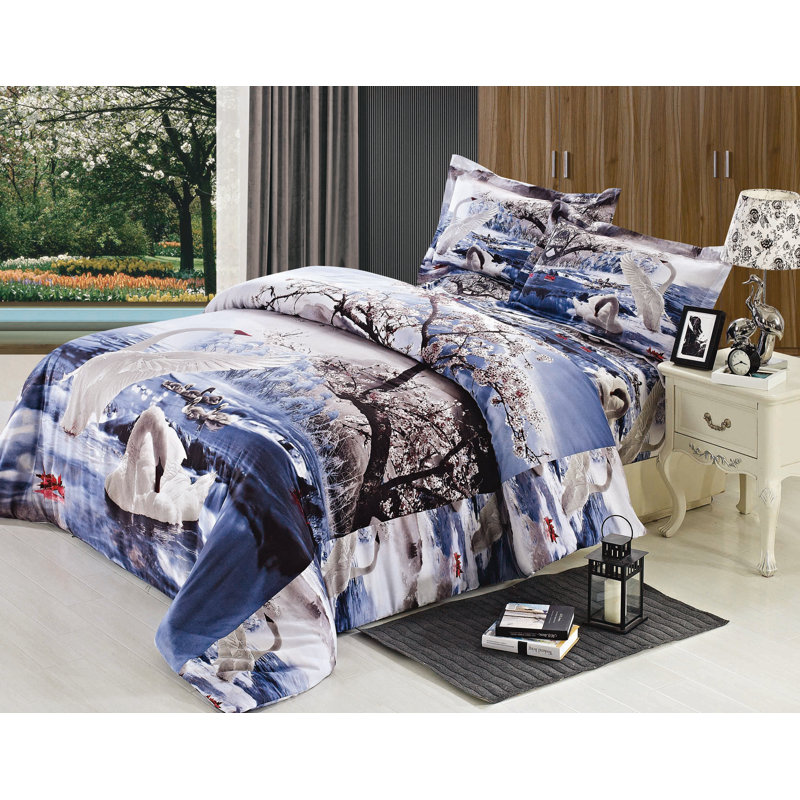 Ensemble de housse de couette double Goose, Housse de couette très grand + 2 très grandes ta