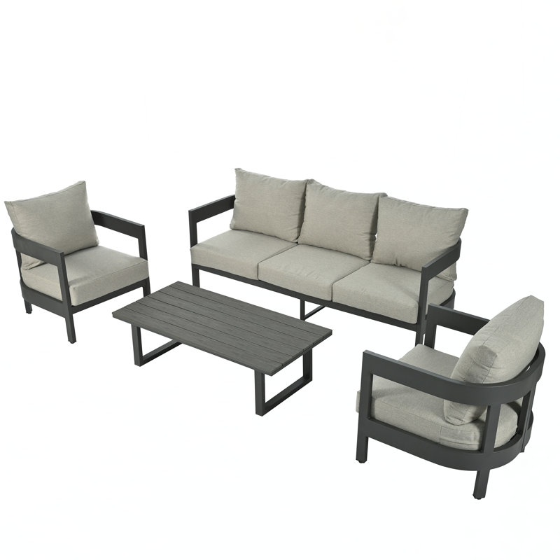 Patio Dining Sets, Light Gray