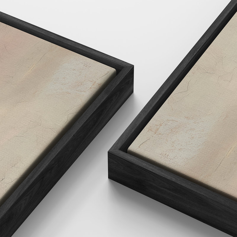 «Soft Blush Horizon Landscape» pour chambre à coucher ou salon, impression murale, H 20 po x l 60 po, Noir