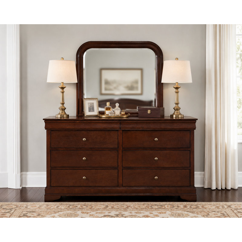 Aaleiyah Dresser and Mirror Set 