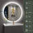 Epperly LED Round Bathroom Mirror with Bluetooth Dimmable Brightness Anti-fog Function-1777631660