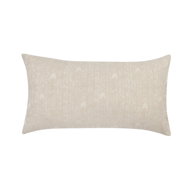 Taie décorative 100% coton Verbier, Très grand lit, Beige