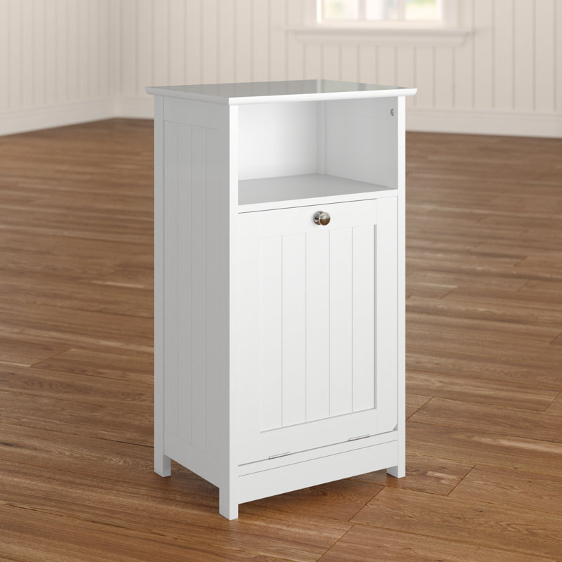 Wood Cabinet Laundry Hamper