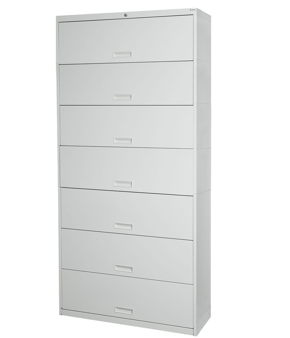 Pandora 7 Door 42" W Legal Size and Vertical Filing Cabinet Rebrilliant 